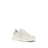 White Cotton Athletic Sneakers